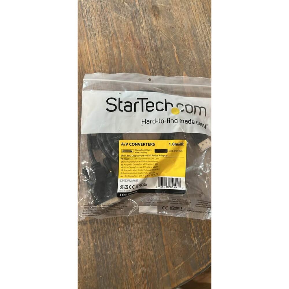 StarTech.com 6ft (1.8m) DisplayPort to DVI Cable - 1080p Video